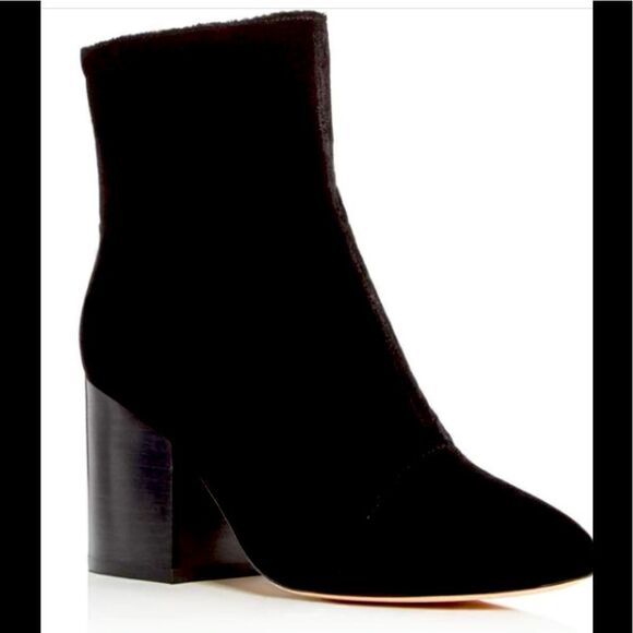 BETTYE Muller Nightcap Velvet Booties - Picture 1 of 6